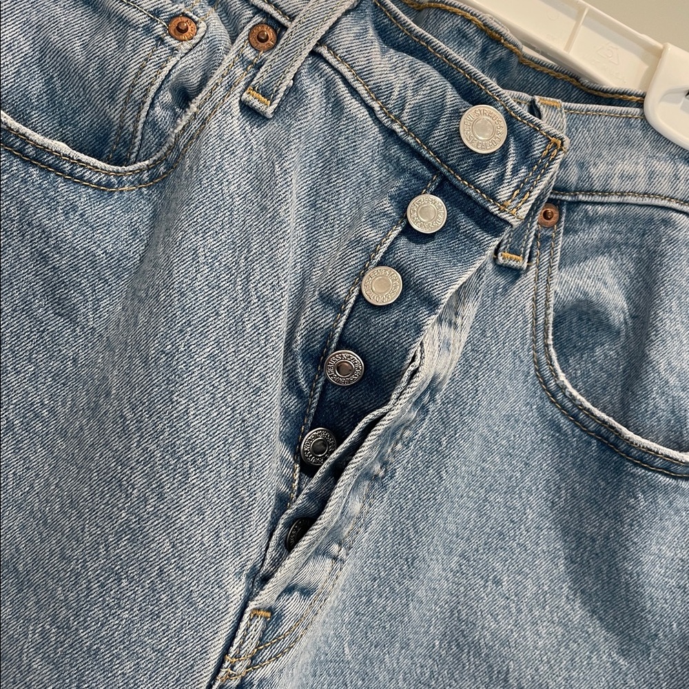 Levi's 501 Skinny Fit Blue Denim